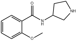 2-Methoxy-N-3-pyrrolidinyl-benzamide HCl Struktur