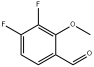 3,4-二氟-2-甲氧基苯甲醛 结构式