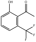 1-(2-hydroxy-6-(trifluoromethyl)phenyl)ethanone 化学構造式