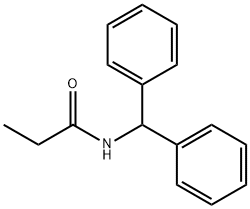 N-DIPHENYLMETHYLPROPIONAMIDE Structure