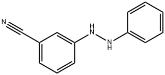 3-(2-phenylhydrazinyl)Benzonitrile Struktur