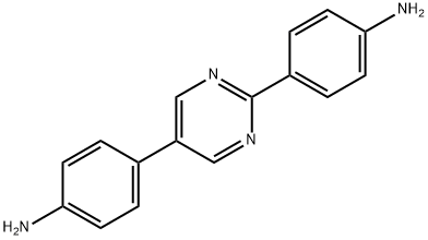 2,5-Bis(4-Aminophenyl)pyrimdine Struktur