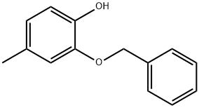 2-Benzyloxy-4-methylphenol Struktur