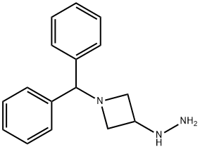 N-二苯甲基3-氮杂环丁烷肼, 1025899-41-5, 结构式