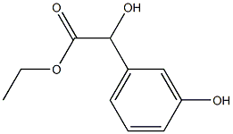 ETHYL 2-HYDROXY-2-(3-HYDROXYPHENYL)ACETATE, 102654-39-7, 结构式