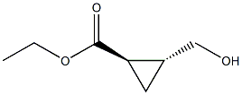 ethyl (1R,2R)-2-(hydroxymethyl)cyclopropane-1-carboxylate Structure