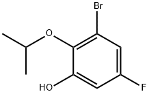 3-溴-5-氟-2-异丙氧基苯酚,1026796-58-6,结构式