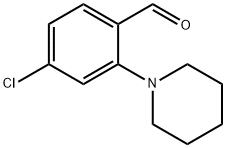 4-Chloro-2-(piperidin-1-yl)benzaldehyde Structure