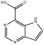 5H-pyrrolo[3,2-d]pyrimidine-4-carboxylic acid Structure