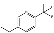 5-エチル-2-(トリフルオロメチル)ピリジン 化学構造式