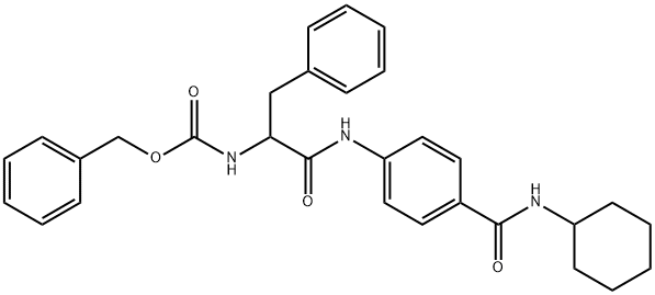 1030834-55-9 benzyl (1-((4-(cyclohexylcarbamoyl)phenyl)amino)-1-oxo-3-phenylpropan-2-yl)carbamate