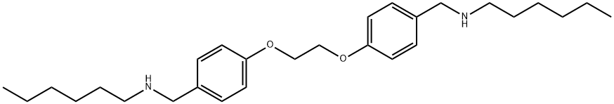 N,N-(((ethane-1,2-diylbis(oxy))bis(4,1-phenylene))bis(methylene))bis(hexan-1-amine)(WXG01467) Structure