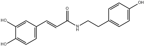 N-trans-caffeoyltyramine Struktur