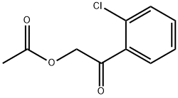 2-(2-Chlorophenyl)-2-oxoethyl Acetate Structure