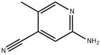 2-Amino-5-methyl-isonicotinonitrile Struktur