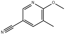 6-Methoxy-5-methyl-nicotinonitrile Struktur
