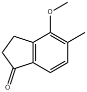 4-METHOXY-5-METHYL-2,3-DIHYDRO-1H-INDEN-1-ONE Struktur