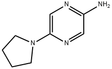 5-(1-pyrrolidinyl)-2-Pyrazinamine Struktur