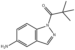 1-(5-amino-1H-indazol-1-yl)-2,2-dimethyl-1-Propanone Structure