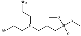 1,2-Ethanediamine, N-(2-aminoethyl)-N-[3-(trimethoxysilyl)propyl]- 结构式