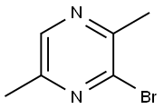 3-溴-2,5-二甲基吡嗪 结构式