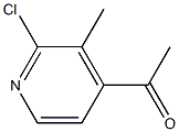 1-(2-Chloro-3-methylpyridin-4-yl)ethanone Structure