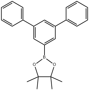 2-([1,1':3',1''-TERPHENYL]-5'-YL)-4,4,5,5-TETRAMETHYL-1,3,2-DIOXABOROLANE 结构式