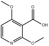 2,4-dimethoxynicotinic acid 化学構造式