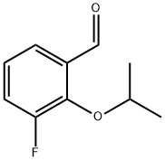 3-Fluoro-2-isopropoxybenzaldehyde Struktur