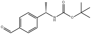 (S)-tert-butyl (1-(4-formylphenyl)ethyl)carbamate Structure