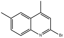 2-Bromo-4,6-dimethylquinoline Struktur