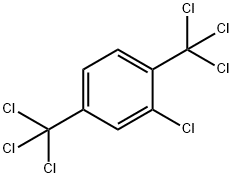 1,4-BIS(TRICHLOROMETHYL)-2-CHLOROBENZENE, 10388-10-0, 结构式