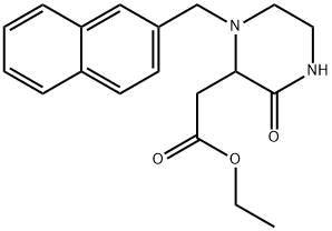 ethyl [1-(2-naphthylmethyl)-3-oxo-2-piperazinyl]acetate,1039069-19-6,结构式