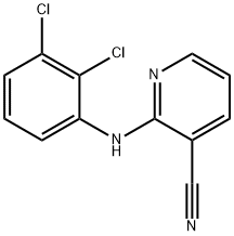 2-(2,3-二氯苯基)氨基)烟腈,1040084-21-6,结构式