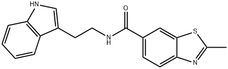 N-[2-(1H-indol-3-yl)ethyl]-2-methyl-1,3-benzothiazole-6-carboxamide|