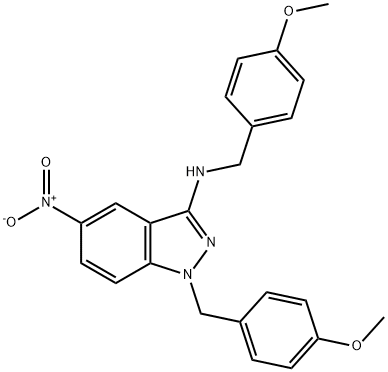 1041612-49-0 N,1-Bis(4-methoxybenzyl)-5-nitro-1H-indazol-3-amine