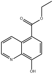 Ethyl 8-hydroxyquinoline-5-carboxylate, 104293-76-7, 结构式