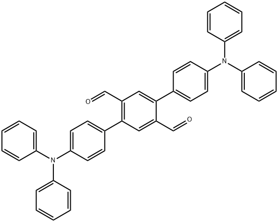 4,4''-bis(diphenylamino)-[1,1':4',1''-terphenyl]-2',5'-dicarbaldehyde|4,4''-双(二苯基氨基)-[1,1':4',1''-三联苯]-2',5'-二甲醛