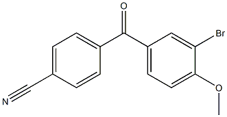 1042941-79-6 4-cyano-3'-bromo-4'-methoxybenzophenone