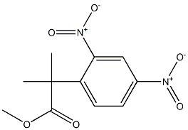 methyl 2-(2,4-dinitrophenyl)-2-methylpropanoate Structure