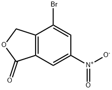 4-BROMO-6-NITRO-3H-ISOBENZOFURAN-1-ONE Structure