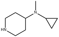 N-环丙基-N-甲基哌啶-4-胺 结构式