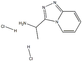 1-[1,2,4]Triazolo[4,3-A]Pyridin-3-Yl-Ethylamine Dihydrochloride Struktur