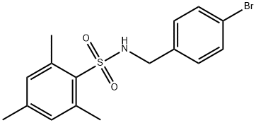 N-(4-Bromo-benzyl)-2,4,6-trimethyl-benzenesulfonamide,1055339-40-6,结构式