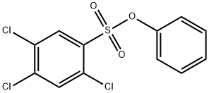 phenyl 2,4,5-trichlorobenzenesulfonate Struktur