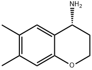 (4R)-6,7-DIMETHYL-3,4-DIHYDRO-2H-1-BENZOPYRAN-4-AMINE Struktur