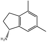 (1R)-4,6-DIMETHYL-2,3-DIHYDRO-1H-INDEN-1-AMINE Struktur