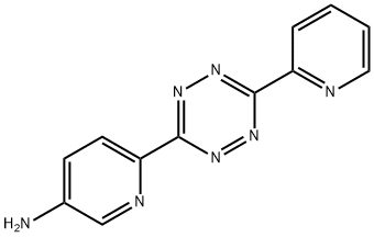 6-(6-(pyridin-2-yl)-1,2,4,5-tetrazin-3-yl)pyridin-3-amine Struktur