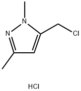 5-(Chloromethyl)-1,3-Dimethyl-1H-Pyrazole Hydrochloride Structure