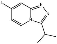 7-Iodo-3-isopropyl-[1,2,4]triazolo[4,3-a]pyridine 结构式